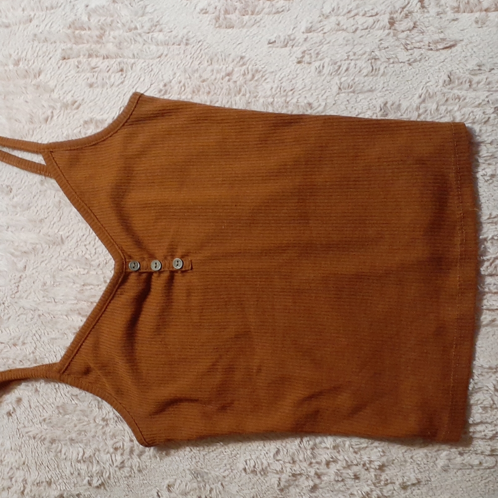 Brown Rue 21 Large tank top